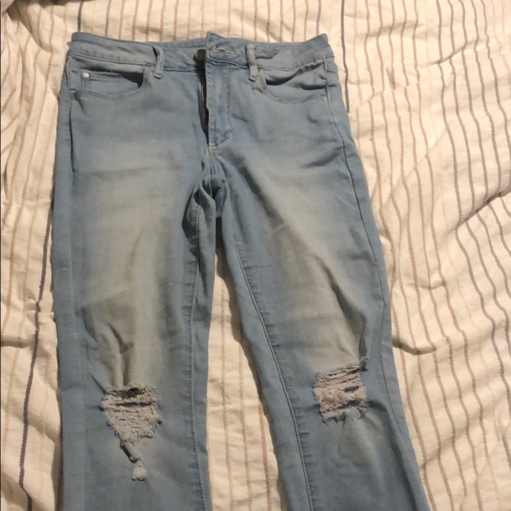 Articles of Society Lightwash Destroyed Jeans